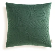 Poszewki na poduszki - Poszewka dekoracyjna 45x45 welurowa Feel zielona - miniaturka - grafika 1