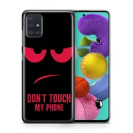 Etui i futerały do telefonów - Etui na telefon komórkowy Pokrowiec ochronny na Samsung Galaxy S8 Plus Pokrowiec na etui Bumper Cases TPU, Model: Samsung Galaxy S8 Plus, Wybierz wzór: Dont Touch My Phone Red - miniaturka - grafika 1
