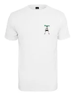 Koszulki męskie - Mister Tee Męski t-shirt Krautz Tee, biały, S - miniaturka - grafika 1