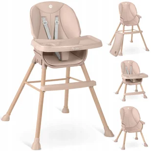 Krzesełko do Karmienia dla Dzieci Regulowane Fotelik 3w1 Tacka Różowe - Krzesełka do karmienia Krzesełko do Karmienia dla Dzieci Regulowane Fotelik 3w1 Tacka Różowe - Krzesełka do karmienia - miniaturka - grafika 1