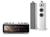 Zestawy stereo - Rose RS520 (srebrny) + 703 S3 (biały) - miniaturka - grafika 1