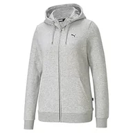 Bluzy damskie - PUMA Damska bluza Essential szara S - miniaturka - grafika 1