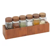 Pojemniki na przyprawy - Samoprzylepny bambusowy organizer na przyprawy Mera – Wenko - miniaturka - grafika 1