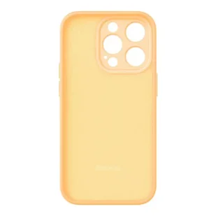 Zestaw Etui Baseus Liquid Silica Gel do iPhone 14 Pro Max (żółte) + szkło hartowane +z estaw czyszczący - Etui i futerały do telefonów - miniaturka - grafika 7