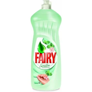 Płyn do naczyń FAIRY 900ml Sensitive Drzewo herbaciane z miętą - Płyny do naczyń - miniaturka - grafika 1