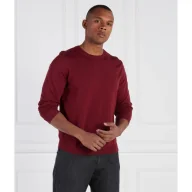 Swetry męskie - BOSS Wełniany sweter Leno-P | Slim Fit - miniaturka - grafika 1