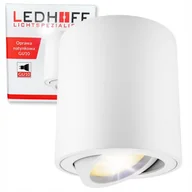 Lampy sufitowe - Oprawa Natynkowa Sufitowa GU10 Led ruchoma 80x85mm Spot Biała Halogenowa - miniaturka - grafika 1