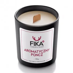 Fika Candles&Goods Świeca sojowa - Aromatyczny Poncz 160 ml - Świece - miniaturka - grafika 1