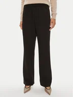 Spodnie damskie - MAX&Co. Spodnie materiałowe Pret 2426136071200 Czarny Regular Fit - miniaturka - grafika 1