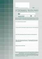 Druki akcydensowe - Dziennik Budowy 10Kpl A4 (Oryginał + Kopia) Druk - miniaturka - grafika 1