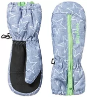 Rękawiczki - Playshoes Unisex dziecięce rękawiczki śniegowe, niebieskie gwiazdki, 2 (ok. 2-4 lata), Jeansowy niebieski gwiazdy, 2-4 lat - miniaturka - grafika 1