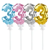 Balony i akcesoria - Balon foliowy na patyczku 3 - miniaturka - grafika 1