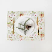 Pozostałe akcesoria świąteczne - Świąteczna lniana mata stołowa Linen Tales Merry, 40x35 cm - miniaturka - grafika 1