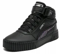 Sneakersy damskie - Sneakersy Puma Carina 2.0 MID Winter 393212-02 Sportowe Połyskujące Modne - miniaturka - grafika 1