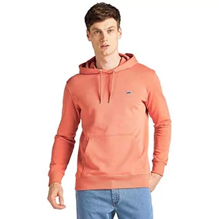 Bluzy męskie - Lee Męska bluza z kapturem Plain Hoodie - grafika 1