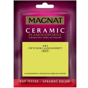 Magnat Tester Ceramic zwyci$50ski aleksandryt 30 ml - Farby wewnętrzne Magnat Tester Ceramic zwyci$50ski aleksandryt 30 ml - Farby wewnętrzne - miniaturka - grafika 1