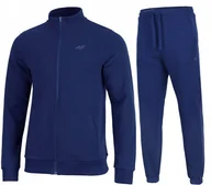 Dresy męskie - 4F OCIEPLANY MÄSKI DRES BAWEĹNA KOMPLET BLUZA SPODNIE / rozm L - miniaturka - grafika 1