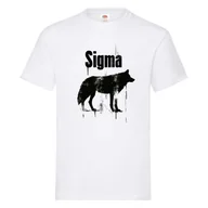 Koszulki męskie - Koszulka męska Samiec Sigma Silny samotny Wilk T-shirt męski - miniaturka - grafika 1