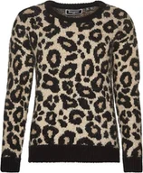 Swetry damskie - Sweter damski Superdry Lisa Leopard-XL - miniaturka - grafika 1