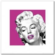Plakaty - Marilyn Monroe Pink plakat obraz 40x40cm - miniaturka - grafika 1