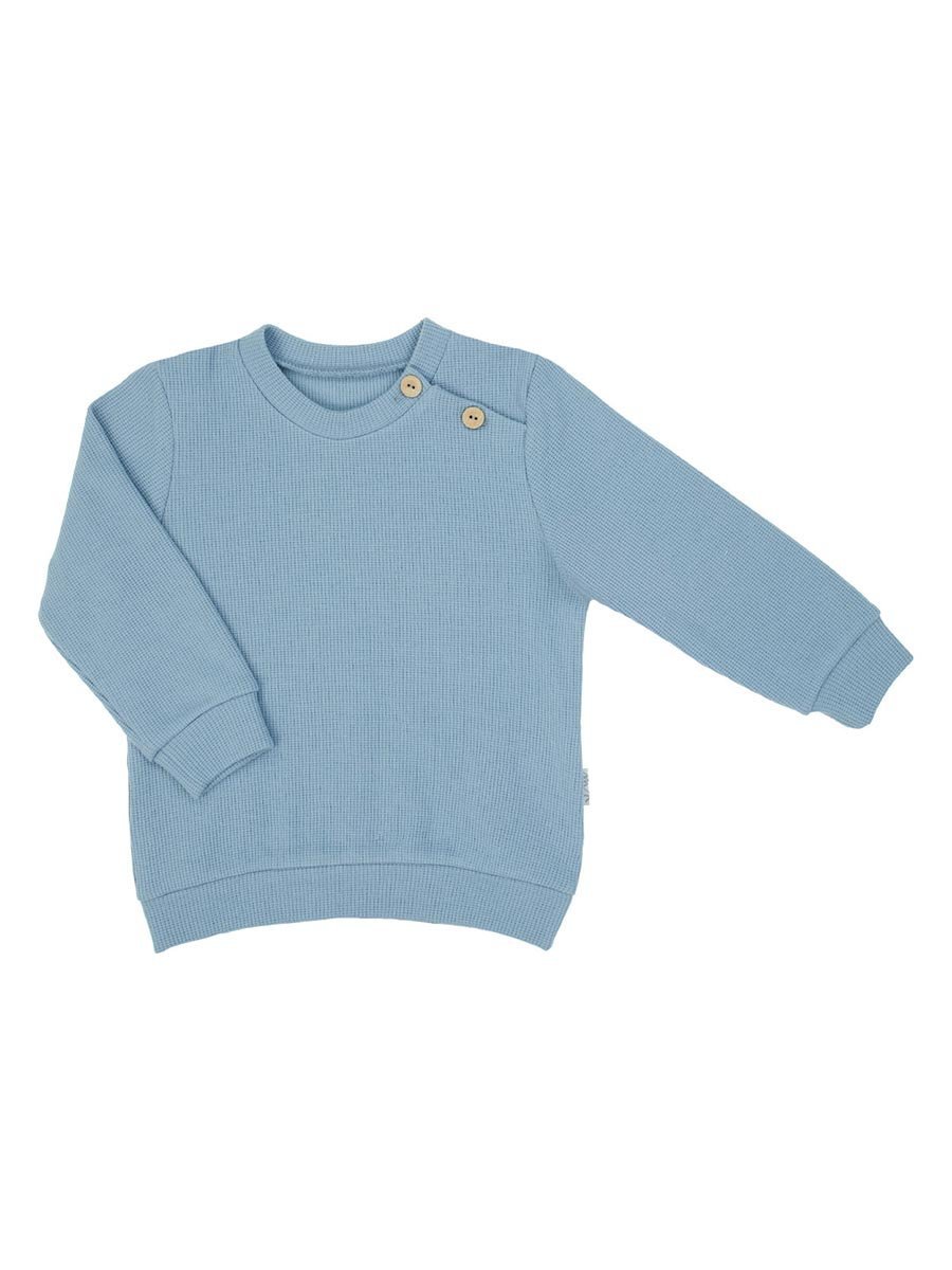 Chłopięca bluza z ozdobnymi guziczkami niebieska Nicol,r.110