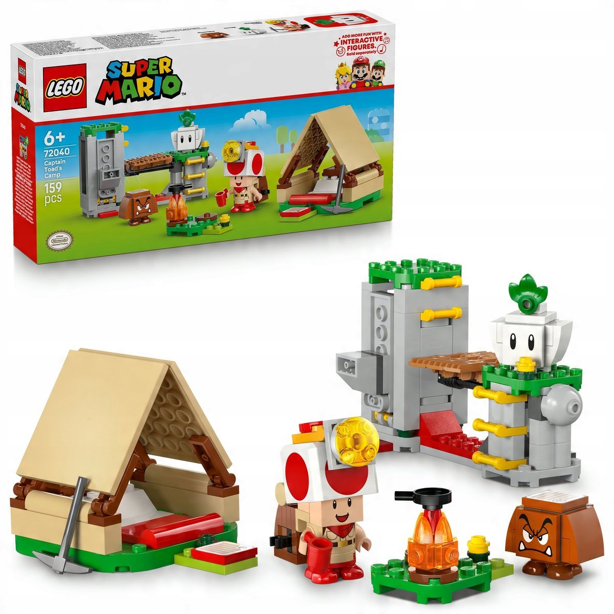 LEGO SUPER MARIO - Kapitan Toad i obóz most skarb ZESTAW LEGO PREZENT DLA CHŁOPCA DZIECI