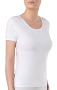 Koszulki i topy damskie - LF 2022 t-shirt damski bawełniany, Kolor biały, Rozmiar XL, Conte - Intymna - miniaturka - grafika 1
