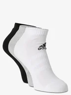 Skarpetki męskie - adidas Performance Skarpety pakowane po 3 szt. Mężczyźni drobna dzianina szary|czarny|biały|wielokolorowy jednolity, M - miniaturka - grafika 1