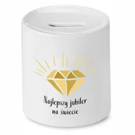 Skarbonki - Skarbonka Dla Maklera na Urodziny na Prezent z Nadrukiem ze Zdjęciem + Opakowanie na prezent (wzór 03) - miniaturka - grafika 1