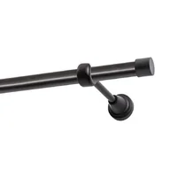 Karnisze - Karnisz DECASTYL Luna Pojedynczy 480 cm Czarny - miniaturka - grafika 1