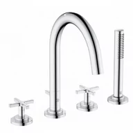 Baterie wannowe i prysznicowe - KLUDI 204250520 NOVA FONTE Classic bateria wannowo-natryskowa, 4-otw. - miniaturka - grafika 1