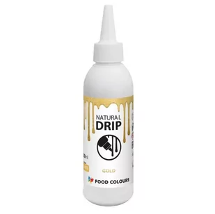 POLEWA ZASTYGAJĄCA Natural Drip 100ml - złota - Dodatki do ciast w proszku - miniaturka - grafika 1