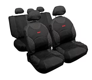 Lampa Komplet pokrowców na siedzenia DRIVE JEANS tytan 54808 - Pokrowce na fotele - miniaturka - grafika 1