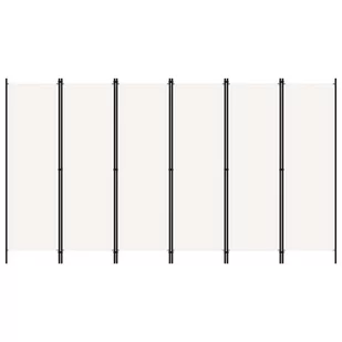 Parawan 6-panelowy, biały, 300 x 180 cm - Parawany - miniaturka - grafika 1