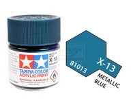 Akcesoria i części modelarskie - Tamiya Acrylic 81013 X-13 Metallic Blue 23Ml [Gloss] - miniaturka - grafika 1