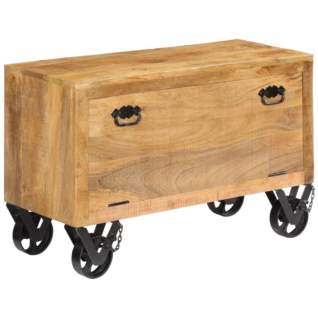 Szafka na buty The Living Store 86 x 35 x 55 cm lite drewno mango