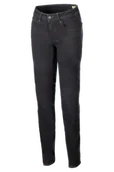 Odzież motocyklowa - Jeansy Motocyklowe Alpinestars Daisy V3 Riding Denim Damskie Rinse Black Rinse28 - miniaturka - grafika 1