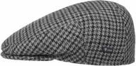 Czapki męskie - Kaszkiet Inglese Classic Jodełka by Lipodo, szaro-czarny, 62 cm - miniaturka - grafika 1