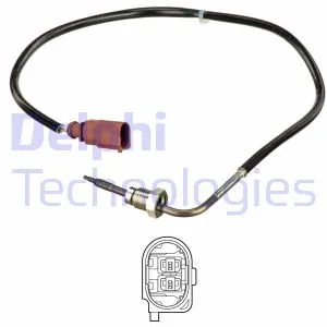czujnik, temperatura spalin Delphi TS30154 - Czujniki - miniaturka - grafika 1