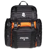 Plecaki - Invicta Plecak - URBAN X, 25 Lt - Kieszeń na drzwi PC do 14'' - Praca i wypoczynek, Biuro - Materiał ECO, Czarny/Pomarańczowy, Taglia unica, Casual - miniaturka - grafika 1