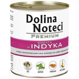 Dolina Noteci Premium Pies Indyk puszka 800g MS_9599 - Mokra karma dla psów - miniaturka - grafika 1