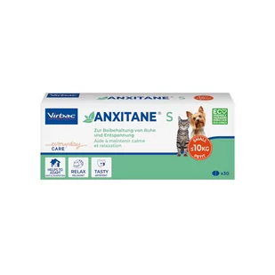 Virbac Anxitane S dla psów i kotów - 30 tabletek - Suplementy i witaminy dla psów - miniaturka - grafika 1