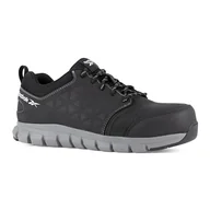 Obuwie robocze - REEBOK WORK IB1036S3 Excel lekkie męskie aluminiowe palce, wodoodporne, sportowe trampki bezpieczeństwa, 42, czarne - miniaturka - grafika 1