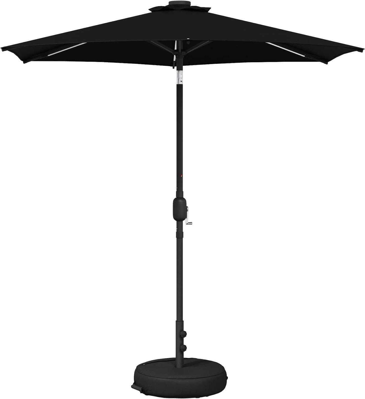 vidaXL vidaXL Parasol ogrodowy z LED-owymi lampkami 230 x 230 cm Poliester