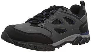 Regatta Męskie buty trekkingowe Holcombe Iep Low' Waterproof Rubber Toe Double Eyelet Shoes, Ciemny denim granit, 48.5 EU - Buty trekkingowe męskie - miniaturka - grafika 1