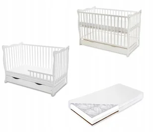 ﻿Łóżeczko JULIA DELUXE TAPCZANIK Sofa + materac GPK - Łóżeczka i kojce - miniaturka - grafika 1