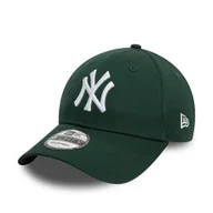 Czapki i chusty sportowe męskie - Czapka z daszkiem New Era 9FORTY League Essential MLB New York Yankees Zielona - 60471456 - miniaturka - grafika 1