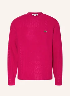 Lacoste Sweter pink - LACOSTE - Swetry męskie - miniaturka - grafika 1