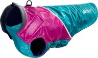 Ubranka dla psów - Chaba CHABA KURTKA RETRO XXL 43cm FUKSJA/TURKUS - miniaturka - grafika 1