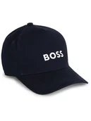 Czapki dla dzieci - Hugo Boss Kids Czapka w kolorze granatowym - miniaturka - grafika 1